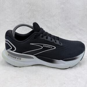 Brooks Glycerin GTS 21 Womens Running Shoes Black White Size 9.5 B Sneaker